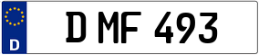 Truck License Plate